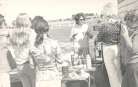 Rosemanry Davidson, Judy Umluaft, Kathie Hyland, Joan Ware, ?, ?